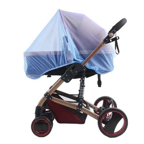 (Blue) Stroller Bug Net Universal Soft Breathable Pink