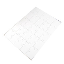 (Blank Puzzles) 10x leere Holz-Puzzles für DIY-Sublimation, für Kinder