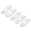 (White) 40Stk Klebe-Kabelclips Kabelhalter Organizer Weiß 4