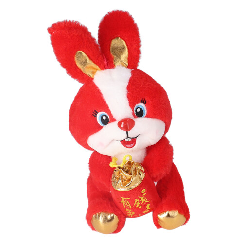 (Type 5) Plush Bunny Toy Cute Stuffed Rabbit 2023 New Year 2