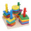 Wooden Sorting Stacking Shape Color Recognition Toy 1