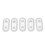 (White) 40Stk Klebe-Kabelclips Kabelhalter Organizer Weiß 5