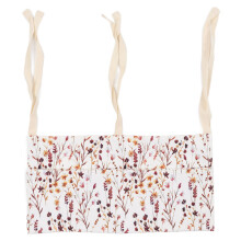 (Type 2) Babybett-Organizer mit 2 Taschen, Baumwollmuster, verstellbar