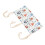 (Bunny) Hanging Crib Organizer Cotton 2 Pockets Bunny 1