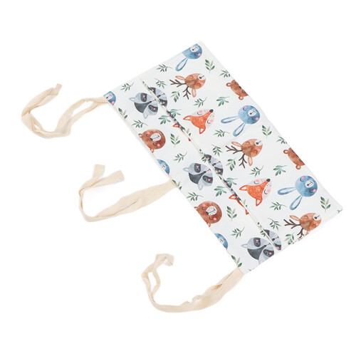 (Bunny) Hanging Crib Organizer Cotton 2 Pockets Bunny