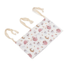 (Star) Hanging Crib Organizer Cotton 2 Pockets Bunny