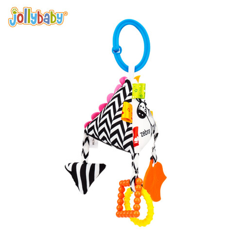 (Triangular) Black White Stroller Toy High Contrast Rattles 0-1 Year