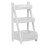 (White) 3-Layer Birch Wood Dollhouse Flower Stand w/Drawer 1