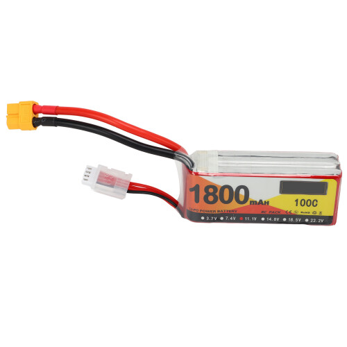 1800mAh 11.1V LiPo Batterij XT60 Draagbaar