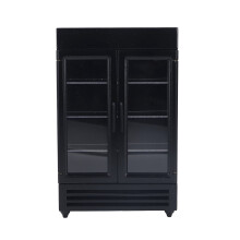 (Black) Mini-Kühlschrank 1:12 Puppenhaus rot tragbar