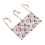 (Giraffe) Hanging Crib Organizer Cotton 2 Pockets Bunny 3