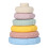 6Pcs Baby Sensory Stacking Rings Squeaky Educational Toy 3