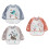 3x wasserdichtes Baby-Lätzchen Polyester Tierdruck 2