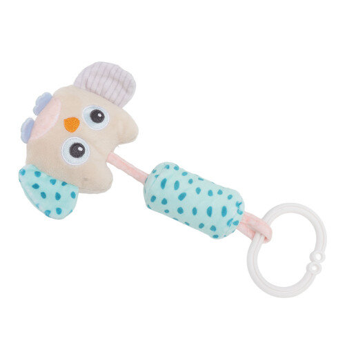 (Owl 25cm / 9.8in) Babystroller Plüschspielzeug Eule mit Rasseln 25cm 2