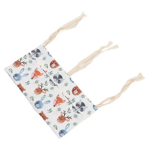 (Bunny) Hanging Crib Organizer Cotton 2 Pockets Bunny 1