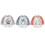 3x wasserdichtes Baby-Lätzchen Polyester Tierdruck 4