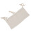 (Beige) Baby Bed Storage Hanging Bag 2 Pockets Grey 5