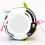 (Oval) Black White Stroller Toy High Contrast Rattles 0-1 Year 5