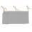 (Grey) Baby Bed Storage Hanging Bag 2 Pockets Grey 4