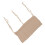 (Khaki) Baby Bed Storage Hanging Bag 2 Pockets Grey 3