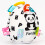 (Oval) Black White Stroller Toy High Contrast Rattles 0-1 Year 4