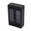 (Black) Mini-Kühlschrank 1:12 Puppenhaus rot tragbar 5