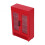 (Red) Mini-Kühlschrank 1:12 Puppenhaus rot tragbar 3