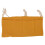 (Ginger) Baby Bed Storage Hanging Bag 2 Pockets Grey 4