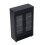 (Black) Mini-Kühlschrank 1:12 Puppenhaus rot tragbar 3