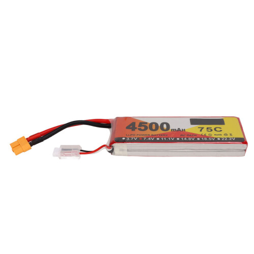 7.4V 4500mAh 75C Lipo Battery 2S XT60 Plug for RC Vehicles 2