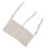 (Beige) Baby Bed Storage Hanging Bag 2 Pockets Grey 2