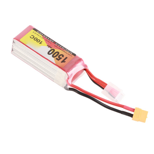 14.8V 4S 1500mAh 100C Lipo-Akku mit XT60 Stecker 2