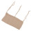(Khaki) Baby Bed Storage Hanging Bag 2 Pockets Grey 2