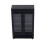 (Black) Mini-Kühlschrank 1:12 Puppenhaus rot tragbar 4