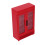 (Red) Mini-Kühlschrank 1:12 Puppenhaus rot tragbar 5