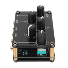 4 Channel Passive Mixer for Instruments & Devices - Simple RCA Connectivity