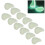 (Type 2) 12x Glow-in-Dark Silicone Corner Guards Baby Safety 1