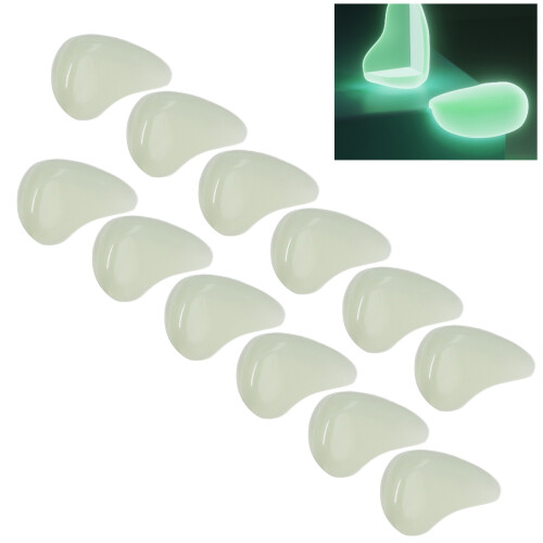 (Type 2) 12x Glow-in-Dark Silicone Corner Guards Baby Safety