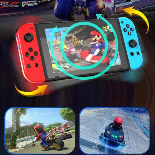 Controller for Switch, Replacement for Switch Controllers with RGB Light, Right and Left Wireless Controller, Dual Vibration, Wake-up, Motion Control 1