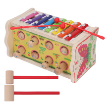 Holz-Hammer-Spielzeug 2-in-1 Musikalisch Pädagogisch