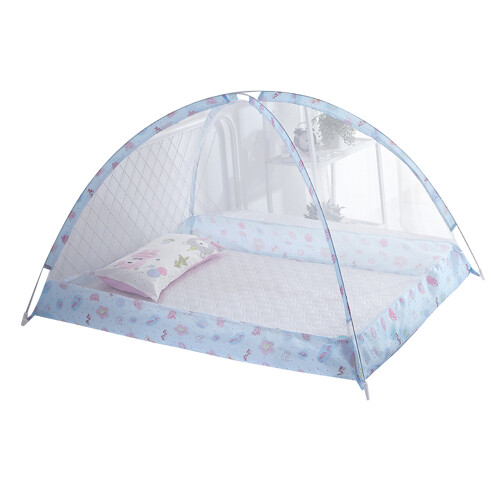 (Blue) Vouwbaar Babywiegnetwerk Roze 1