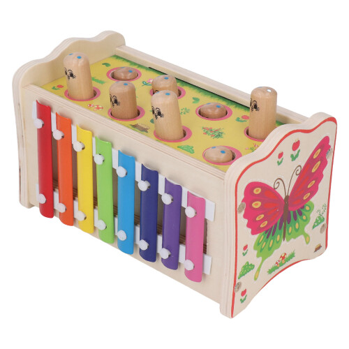 Martello Musicale in Legno 2 In 1 Educativo 2