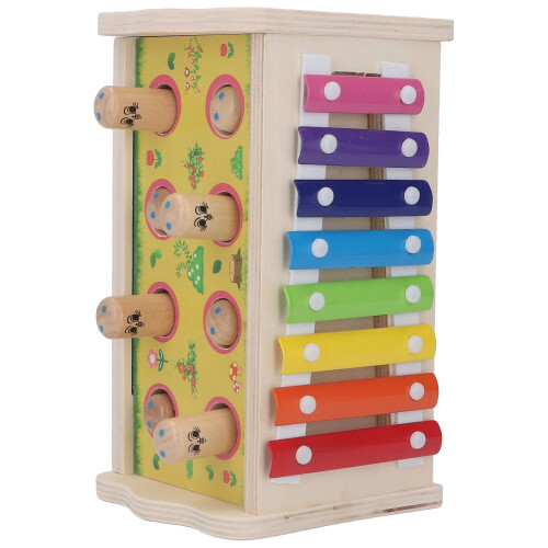 Martello Musicale in Legno 2 In 1 Educativo 1
