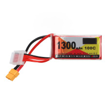 22.2V 100C 1300mAh 6S Lipo Battery XT60 FPV Drone