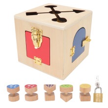 Baby Shape Sorter Toy Eco Friendly Wood 3+