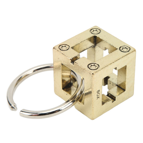 3D-Brainteaser aus Metall, Handheld-Rätsel für Kinder 1