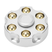 (Silver) Fingergyroskop Spielzeug abnehmbar Stressabbau Metall
