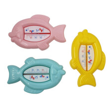 (Yellow) Bade-Thermometer Fischform Wasserdicht Gelb