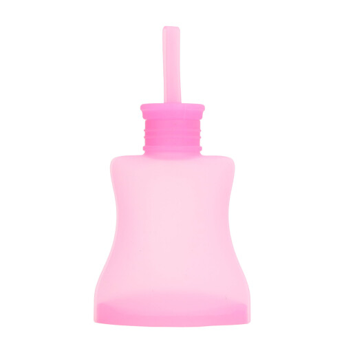 (Pink) Silicone Milk Storage Bag 160ml Pink Leak-Proof