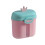 (Pink) Draagbare melkpoederdoos met lepel groen 2